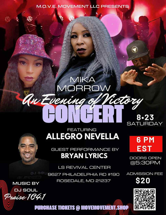 An Evening of Victory with Mika Morrow