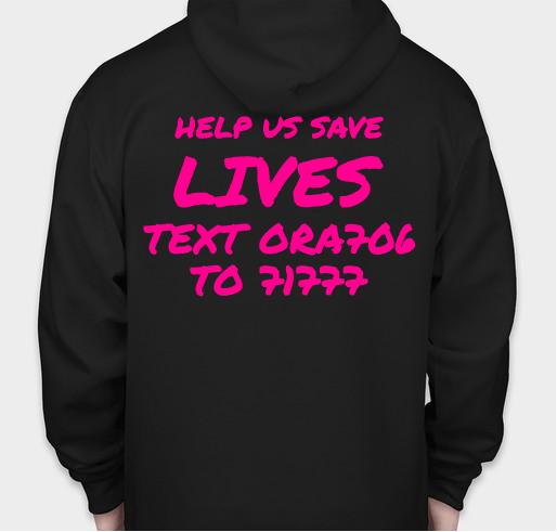 MOVE CANCER HOODED SWEATSHIRT