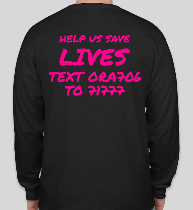 MOVE CANCER LONG SLEEVE T-SHIRT